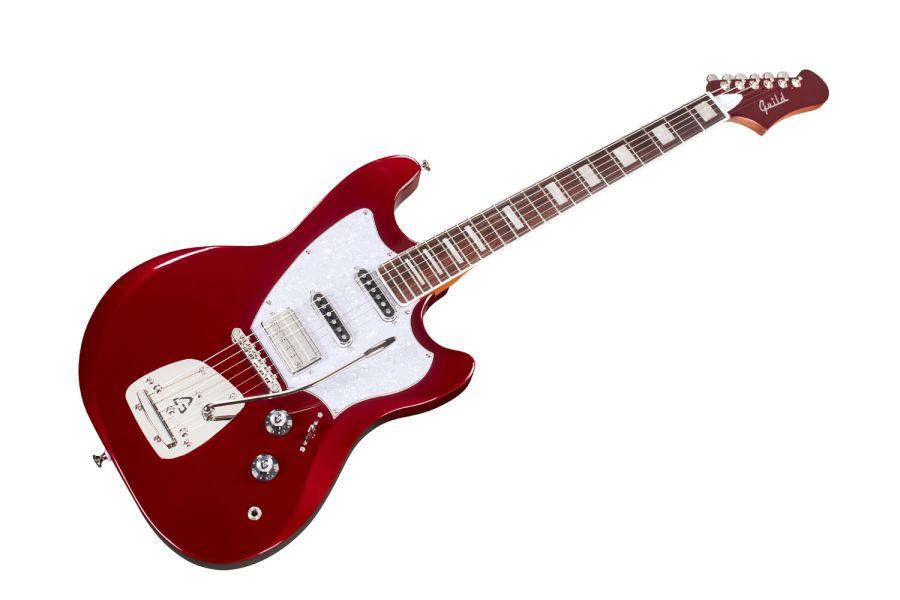 Surfliner Deluxe Electric Guitar in Scarlett Red Metallic finish