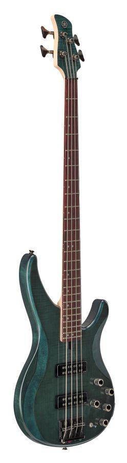 TRBX604FM 4-String Electric Bass Guitar In Indigo Blue Finish