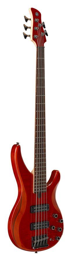 TRBX605FM 5-String Electric Bass Guitar In Caramel Brown Finish