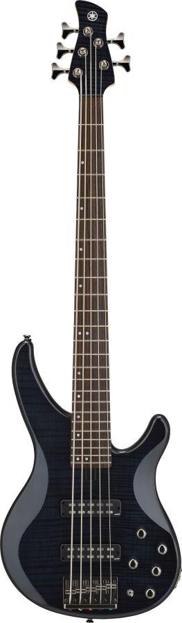 B Grade Refurbished TRBX605FM 5-String Electric Bass Guitar In Translucent Black Finish