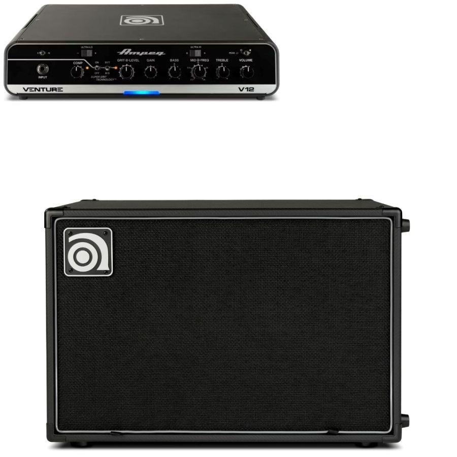 Venture V12 Bass Head and VB-112 Cabinet bundle