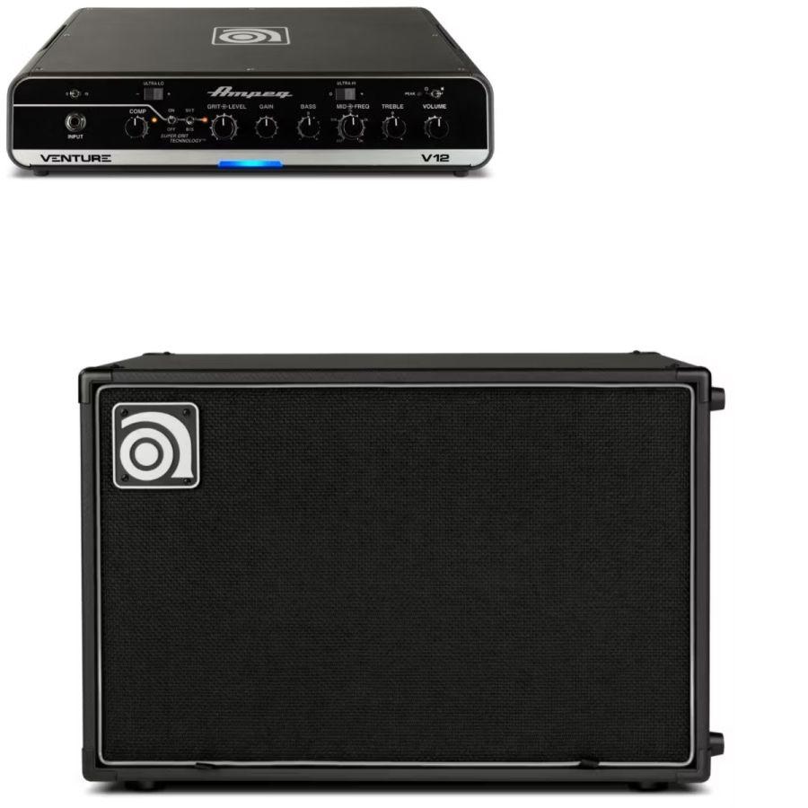 Venture V12 Bass Head and VB-212 Cabinet bundle