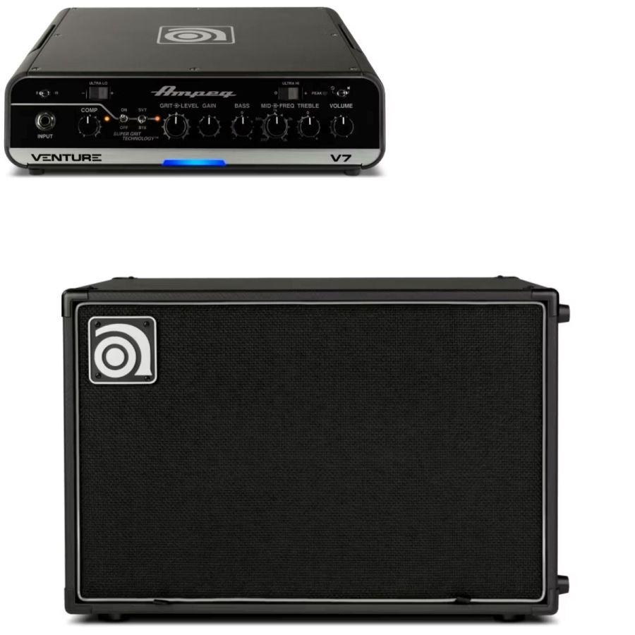 Venture V7 Bass Head and VB-212 Cabinet bundle