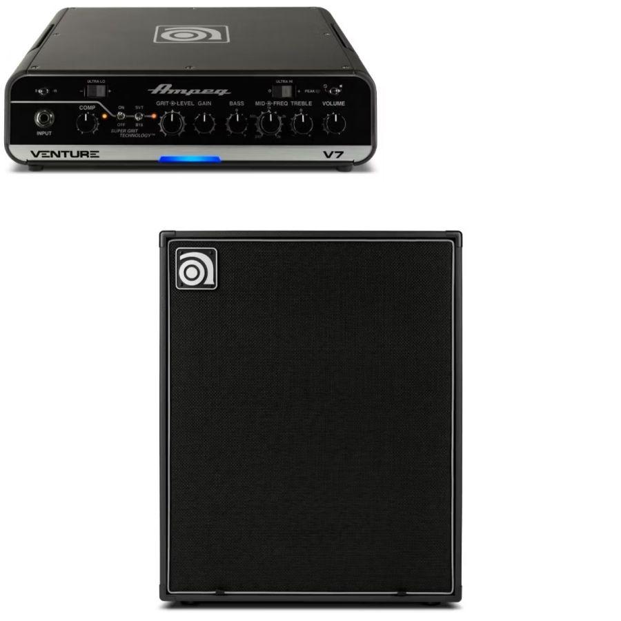 Venture V7 Bass Head and VB-410 Cabinet bundle