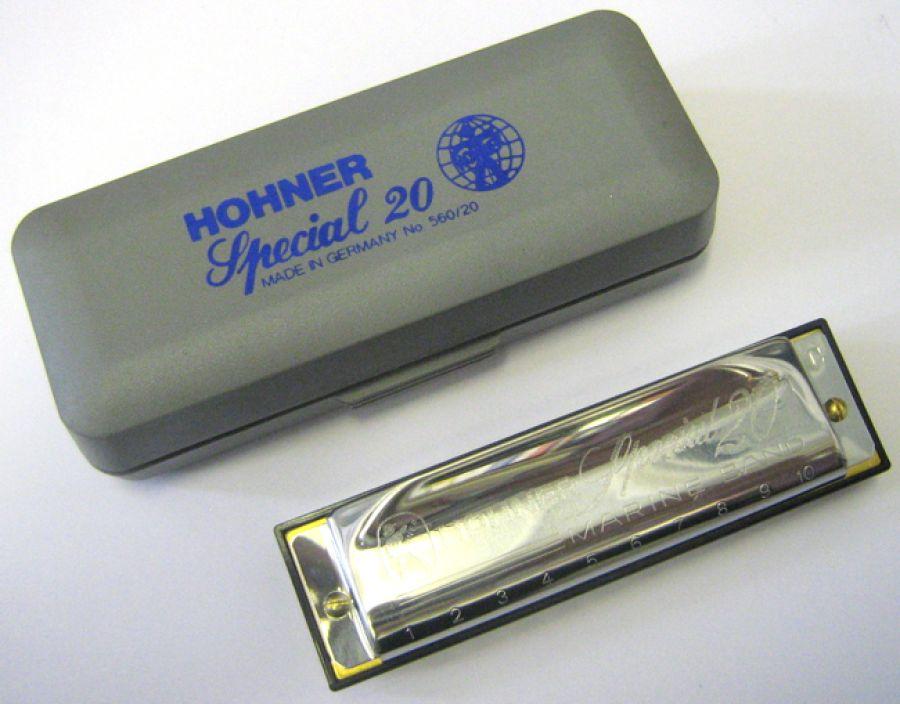 Built to Order Hohner Special 20 with a Brass Comb