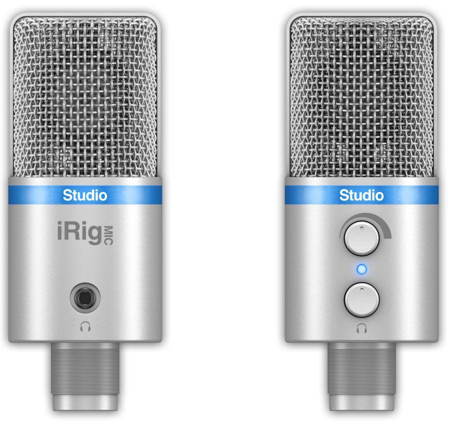 IK Multimedia iRig Mic Studio Digital Condenser Microphone Silver