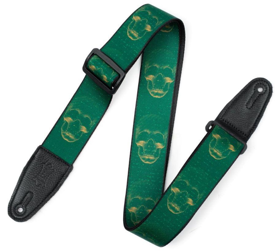 MPD2-113 Prints Polyester 2&quot; Guitar Strap with Leather Ends