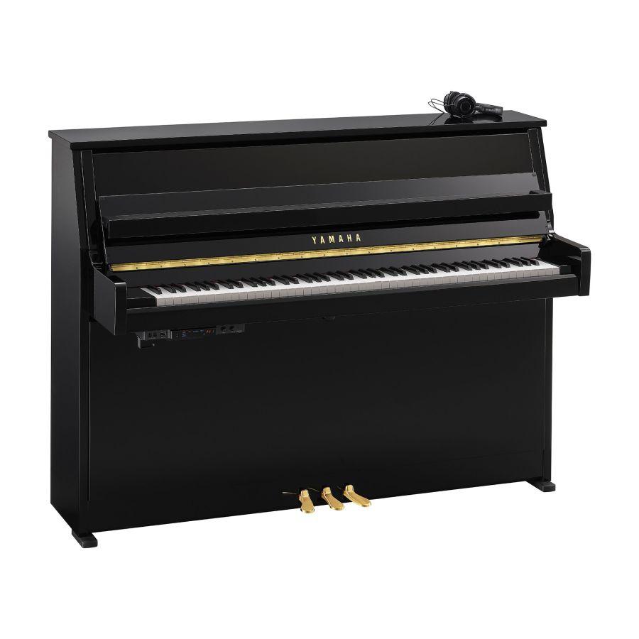 B10 Silent Polished Ebony Upright Piano