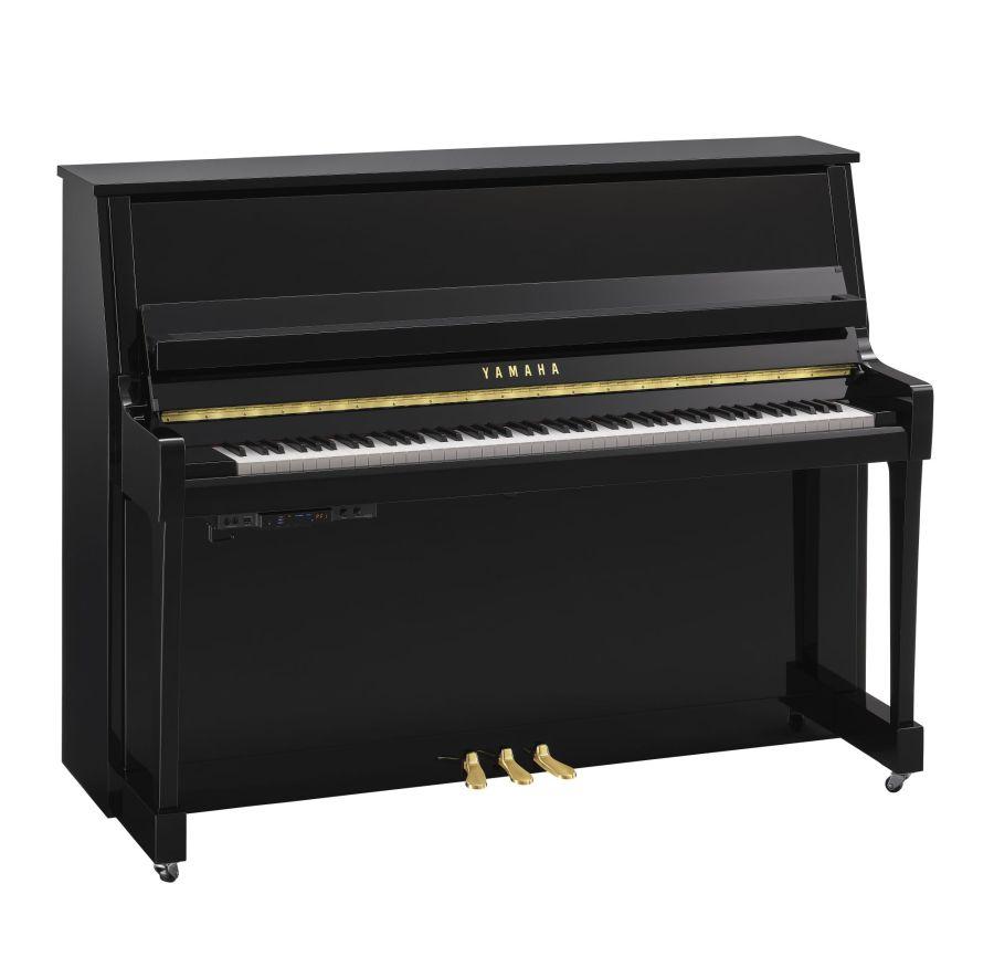 B20 TransAcoustic Upright Piano in Polished Ebony Finish