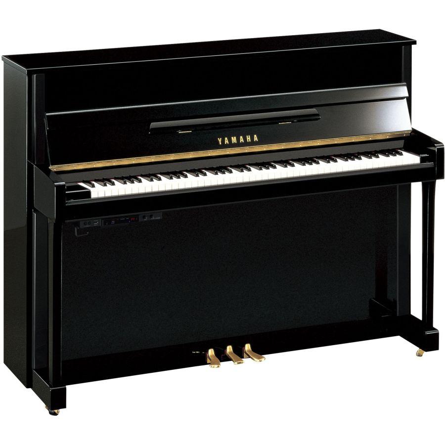 b2 Transacoustic Upright Piano in Polished Ebony Finish