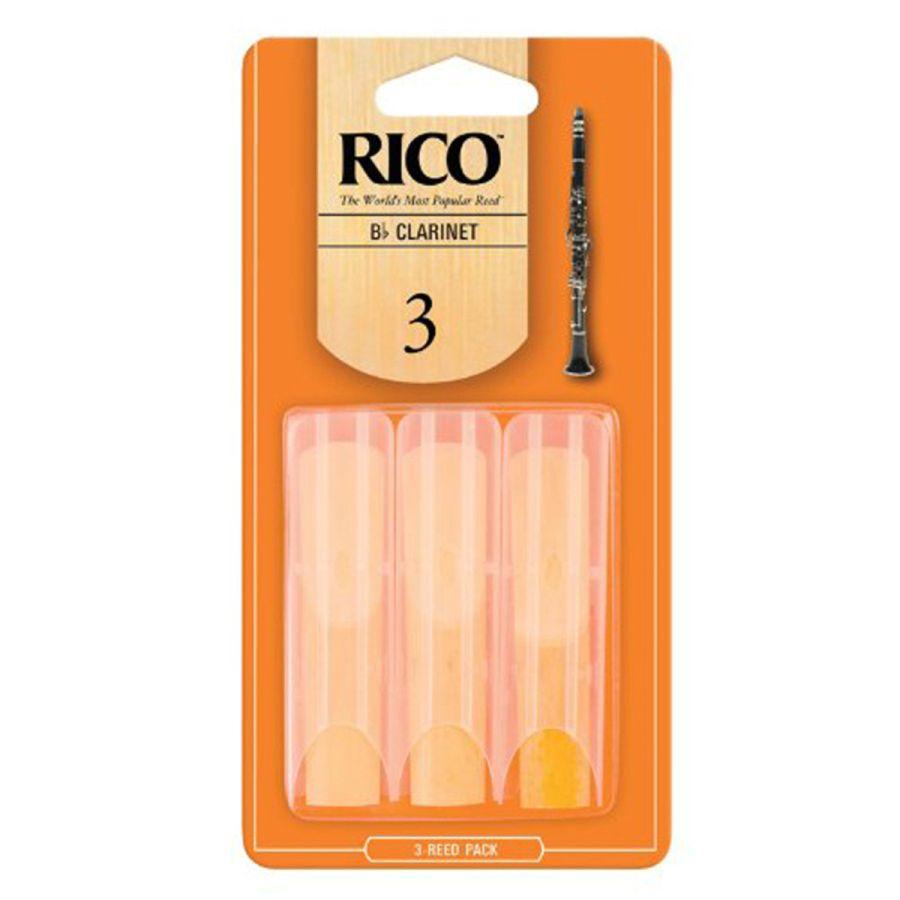 RCA0330  3.0 Strength Reeds for Bb Clarinet, Pack of 3
