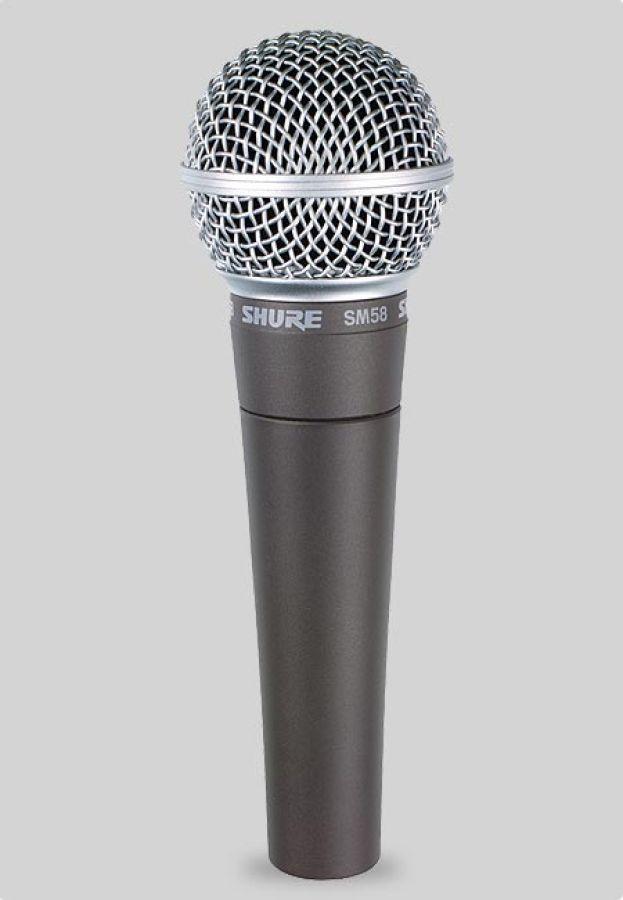 Shure SM58 Vocal Microphone with Microphone Boom Stand