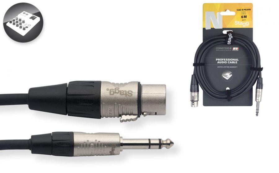 NAC6PSXFR Audio Cable - Stereo Phone Plug / XLR Female