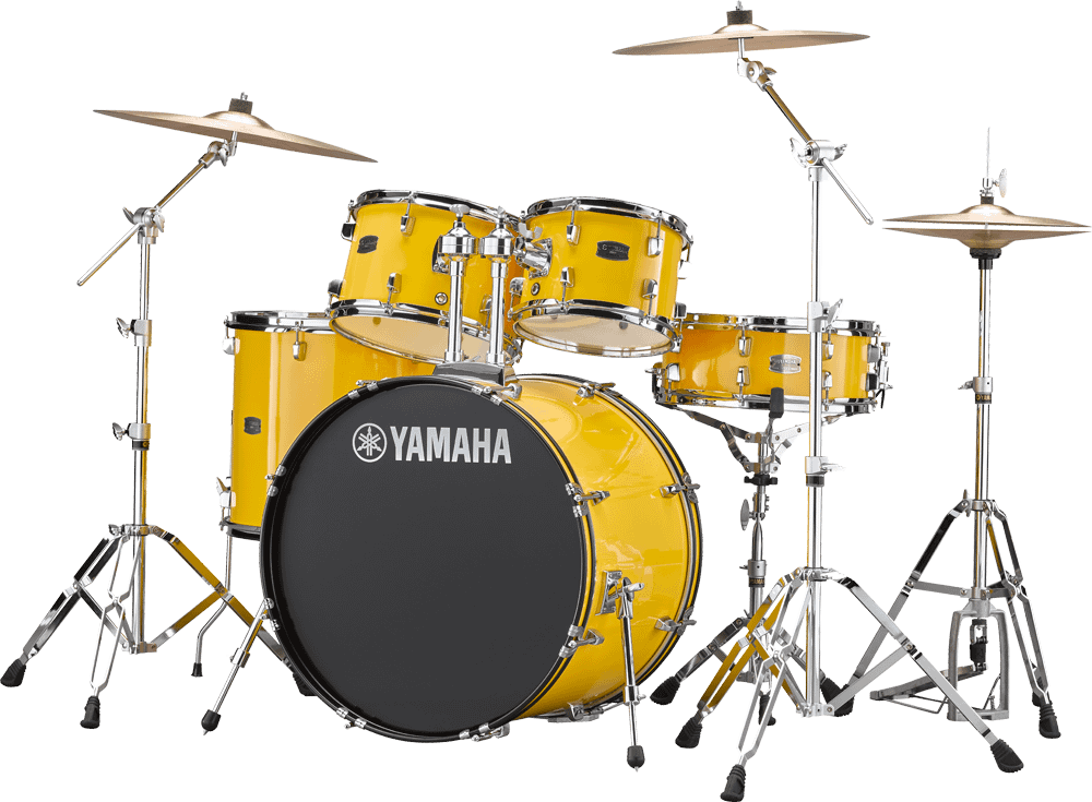 Yamaha 22 inch Rydeen Drum Kit in Yello