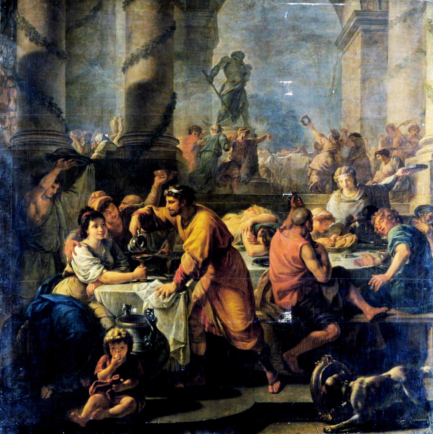 Antoine Callet's 1783 depiction of how Saturnalia may have looked