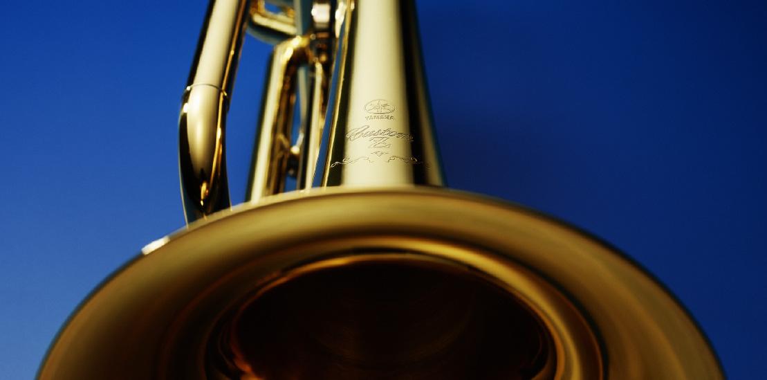 Close-up of the YTR-8310Z Bobby Shew Custom Trumpet
