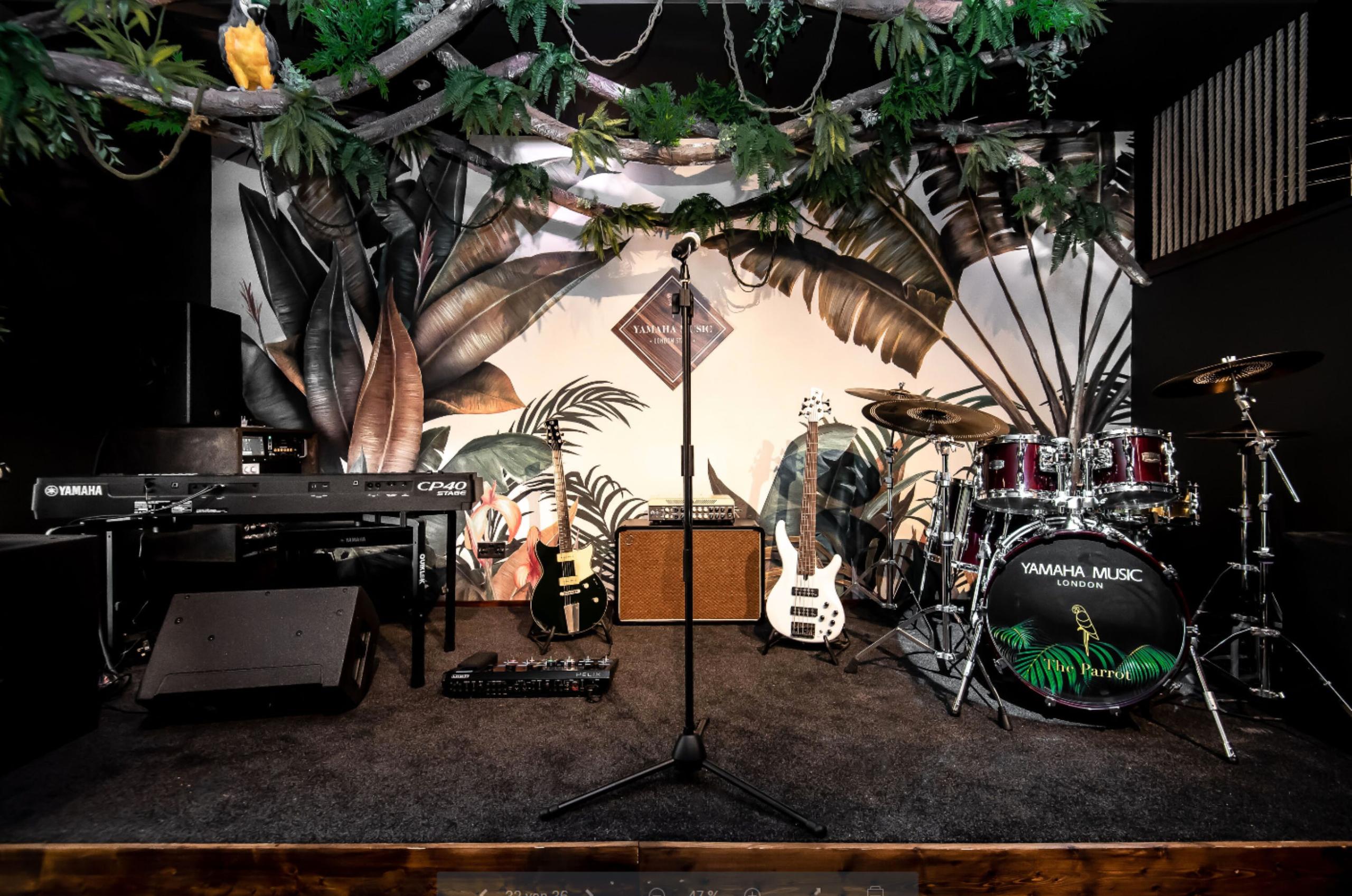 Photo of the Yamaha Music London Stage at The Parrot