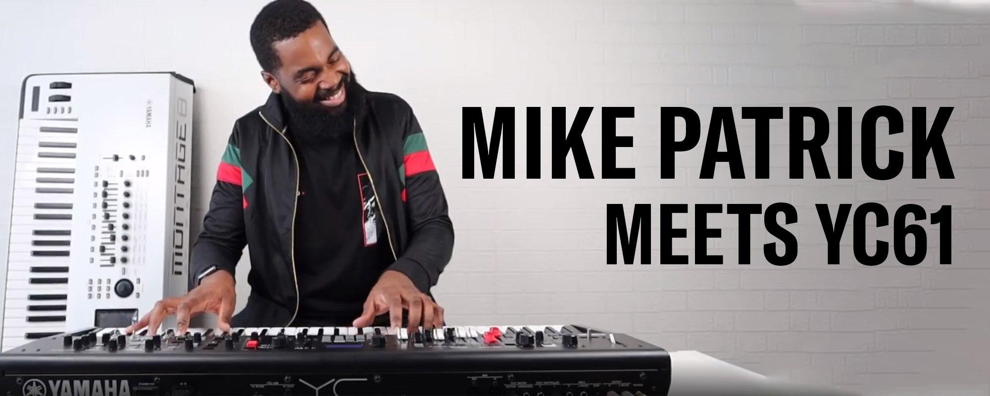 Photo Mike Patrick meets the Yamaha YC61 Stage Piano & Drawbar Organ