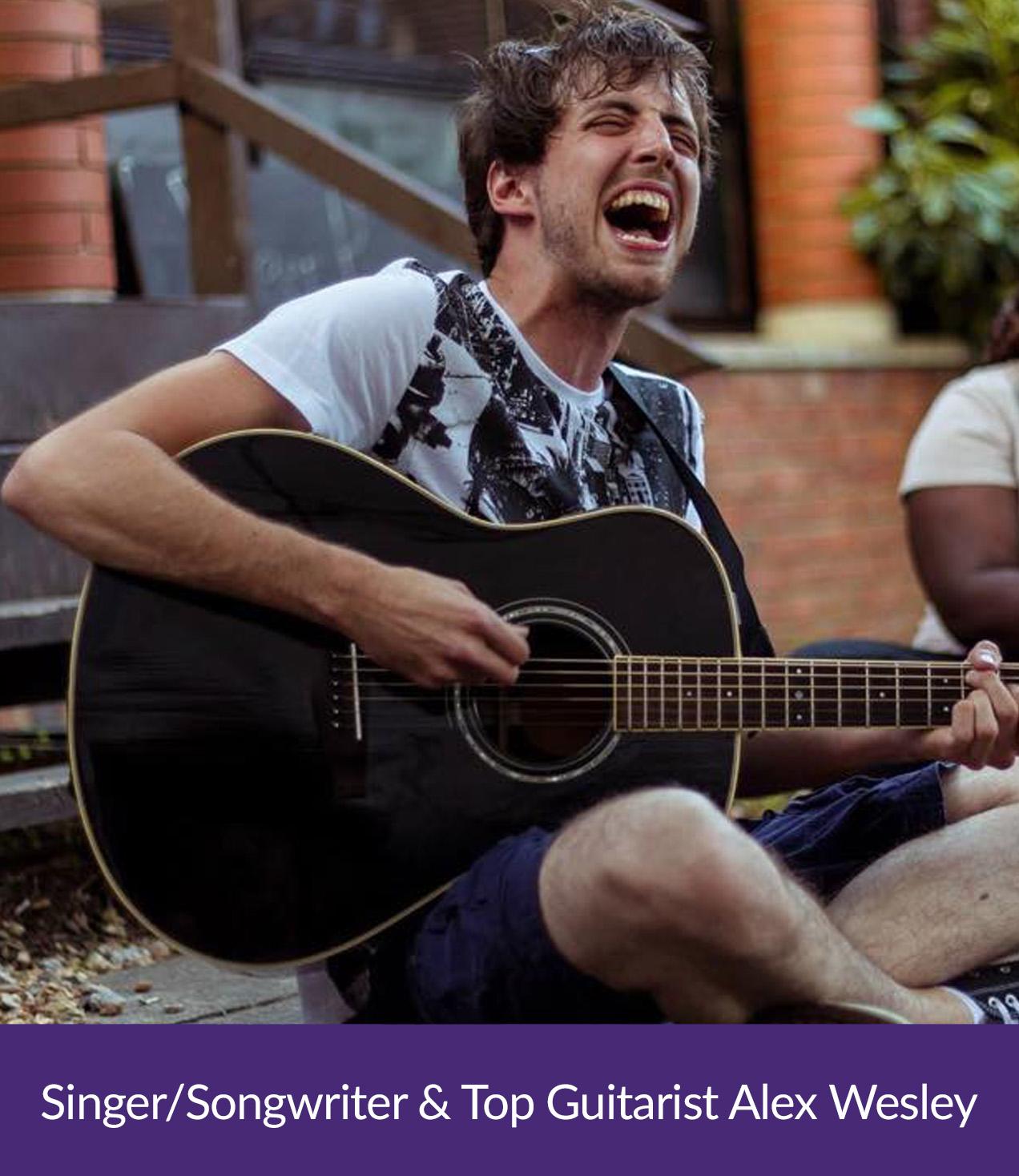 Singer/Songwriter & Top Guitarist Alex Wesley