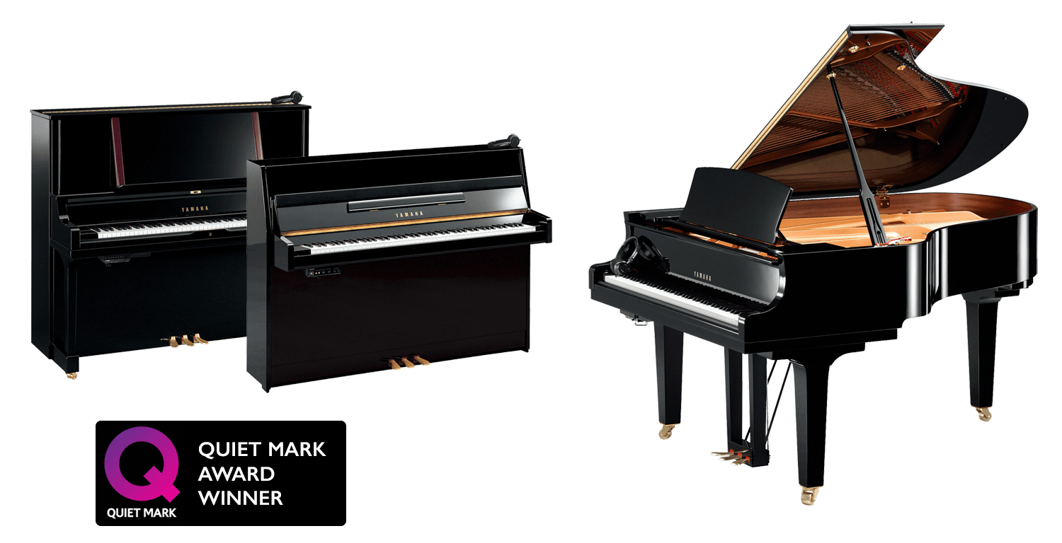 Yamaha Silent Pianos - winners of the Quiet Mark award