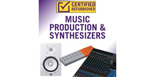 Certified Refurbished Music Production & Synthesizers