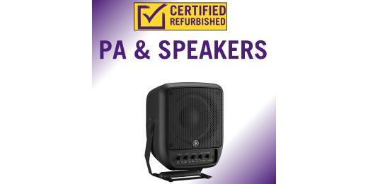 Certified Refurbished PA & Speakers