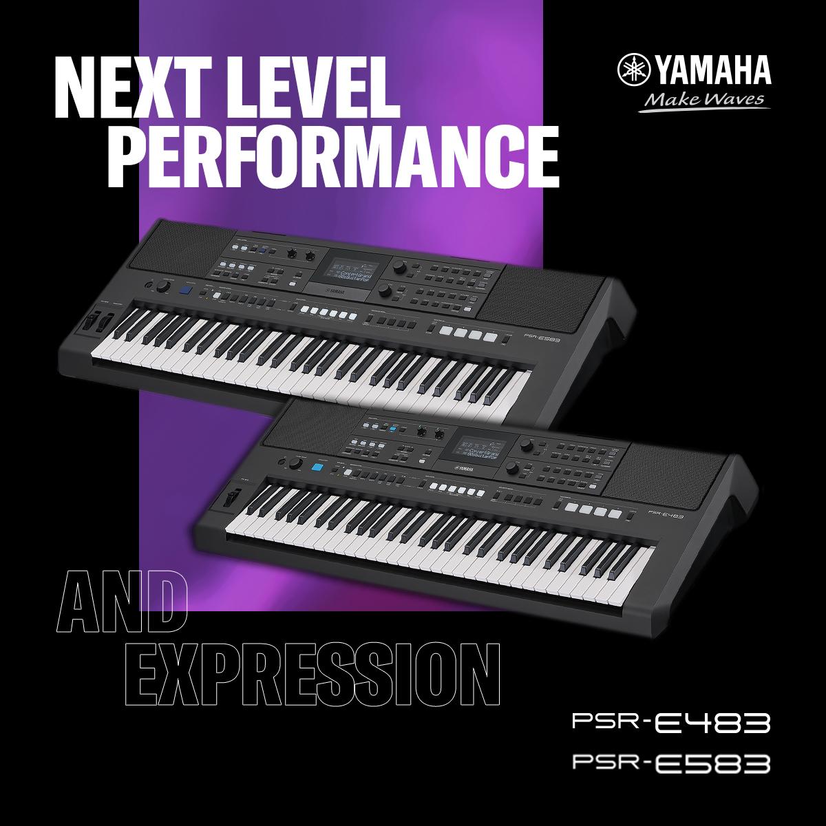 New PSR-E Series: PSR-E583 and PSR-E483