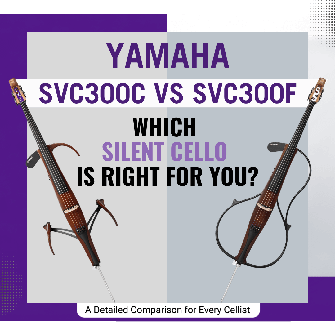 Yamaha SVC300C vs SVC300F, the new Silent Cello