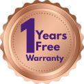 1 Years Free Warranty